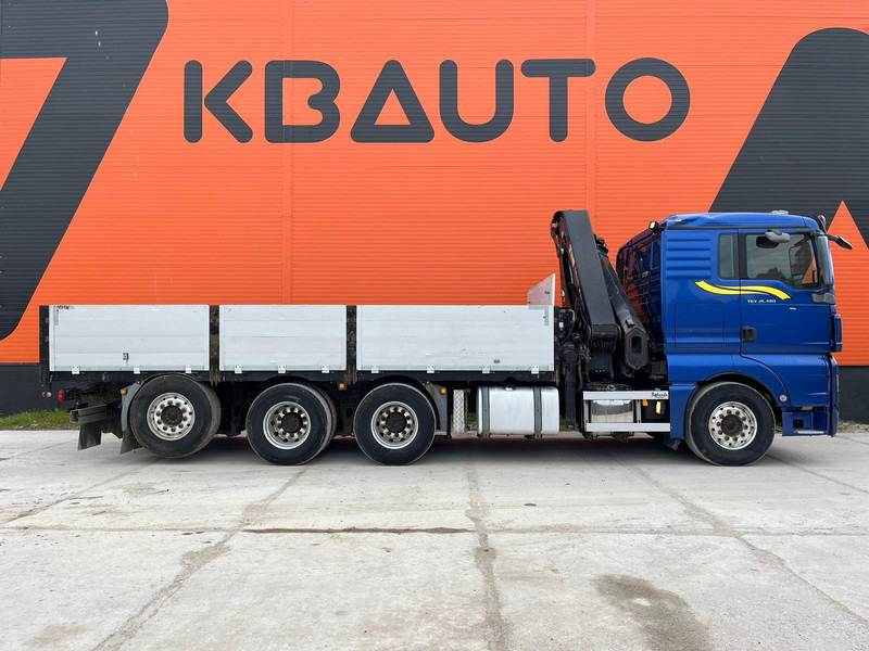 MAN TGX 35.480 8x4*4 HIAB 288E-7 / PLATFORM L=6397 mm - شاحنات مسطحة, شاحنة كرين: صورة 5 MAN TGX 35.480 8x4*4 HIAB 288E-7 / PLATFORM L=6397 mm - شاحنات مسطحة, شاحنة كرين: صورة 5