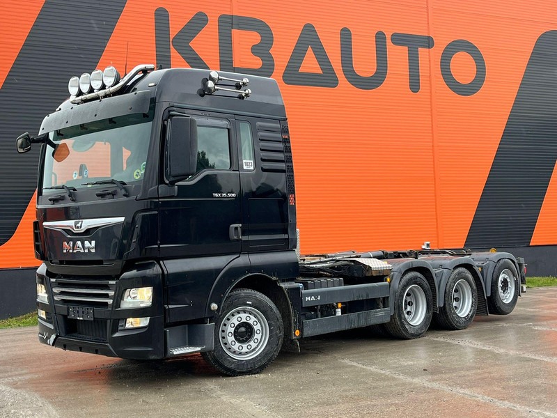 MAN TGX 35.500 8x4*4 PALFINGER 20 ton / L=5700 mm / PLATFORM & BOX NOT INCLUDED ! - شاحنة ذات خطاف: صورة 1 MAN TGX 35.500 8x4*4 PALFINGER 20 ton / L=5700 mm / PLATFORM & BOX NOT INCLUDED ! - شاحنة ذات خطاف: صورة 1