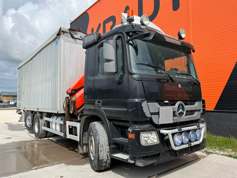 Mercedes-Benz Actros 2536 6x2*4 PK18002 / BOX L=6965 mm - شاحنات مسطحة, شاحنة كرين: صورة 3 Mercedes-Benz Actros 2536 6x2*4 PK18002 / BOX L=6965 mm - شاحنات مسطحة, شاحنة كرين: صورة 3