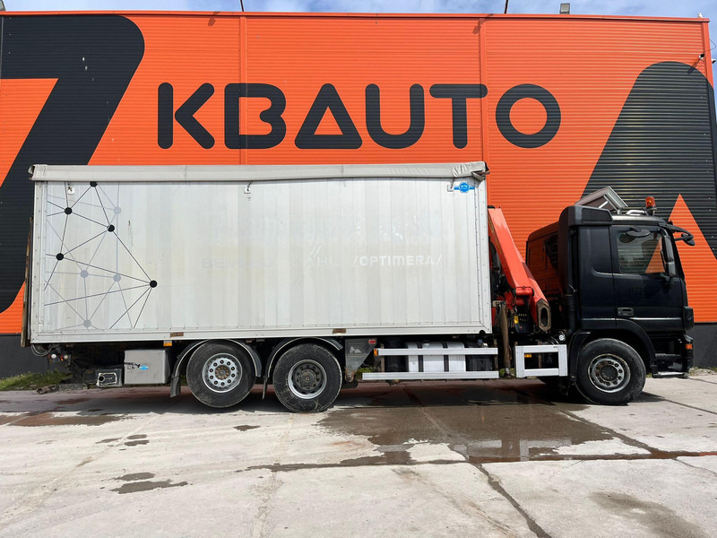 Mercedes-Benz Actros 2536 6x2*4 PK18002 / BOX L=6965 mm - شاحنات مسطحة, شاحنة كرين: صورة 4 Mercedes-Benz Actros 2536 6x2*4 PK18002 / BOX L=6965 mm - شاحنات مسطحة, شاحنة كرين: صورة 4