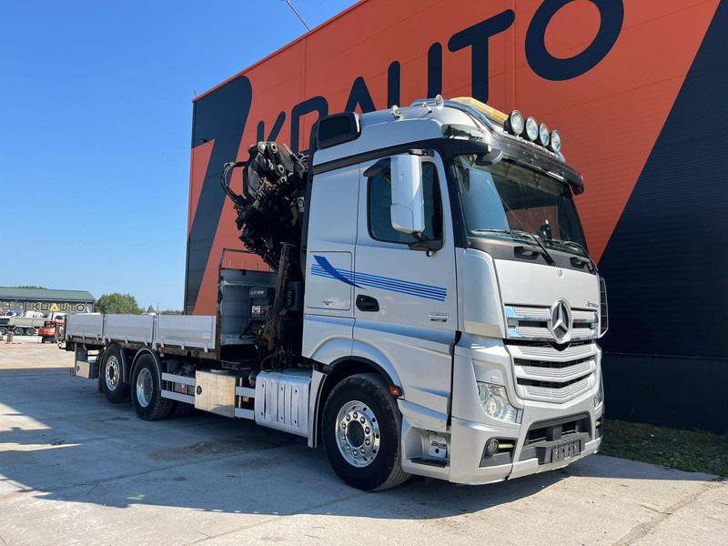 Mercedes-Benz Actros 2551 6x2 HIAB 377-6 HIPRO + JIB / Platform extendable L=6400 -- 7397mm - شاحنات مسطحة, شاحنة كرين: صورة 4 Mercedes-Benz Actros 2551 6x2 HIAB 377-6 HIPRO + JIB / Platform extendable L=6400 -- 7397mm - شاحنات مسطحة, شاحنة كرين: صورة 4