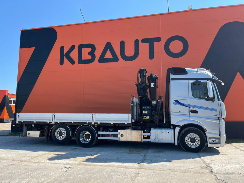 Mercedes-Benz Actros 2551 6x2 HIAB 377-6 HIPRO + JIB / Platform extendable L=6400 -- 7397mm - شاحنات مسطحة, شاحنة كرين: صورة 5 Mercedes-Benz Actros 2551 6x2 HIAB 377-6 HIPRO + JIB / Platform extendable L=6400 -- 7397mm - شاحنات مسطحة, شاحنة كرين: صورة 5