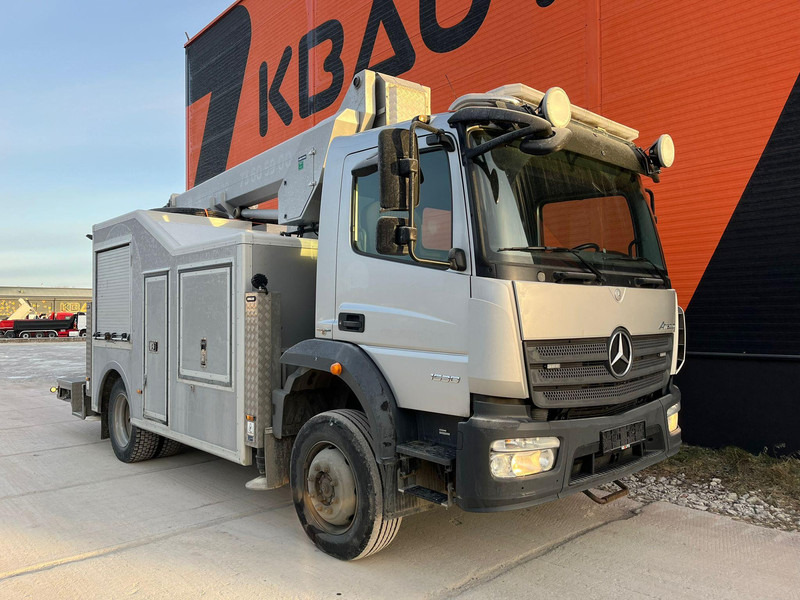 Mercedes-Benz Atego 1530 4x4 WORKING HEIGHT 23 m / 4X4 / FULL STEEL - شاحنة, شاحنة كرين: صورة 4 Mercedes-Benz Atego 1530 4x4 WORKING HEIGHT 23 m / 4X4 / FULL STEEL - شاحنة, شاحنة كرين: صورة 4