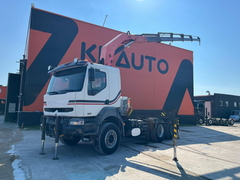 Renault 420 DCI 6x4 PK 32080 / FULL STEEL - شاحنات مسطحة, شاحنة كرين: صورة 1 Renault 420 DCI 6x4 PK 32080 / FULL STEEL - شاحنات مسطحة, شاحنة كرين: صورة 1