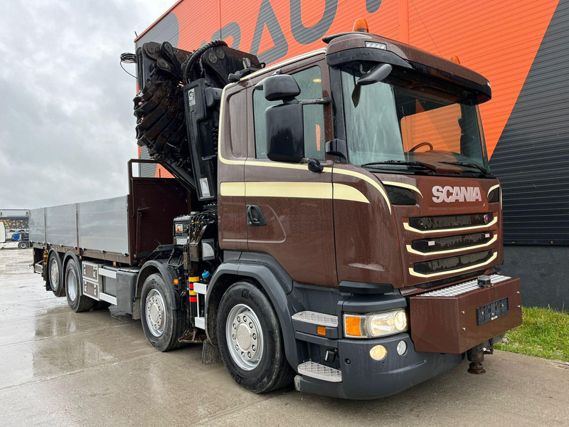 Scania G 450 8x2*6 HIAB 622E-8 + JIB / PLATFORM L=6715 mm - شاحنات مسطحة, شاحنة كرين: صورة 4 Scania G 450 8x2*6 HIAB 622E-8 + JIB / PLATFORM L=6715 mm - شاحنات مسطحة, شاحنة كرين: صورة 4