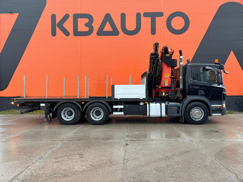 Scania P 380 6x2 PK 44002 + WINCH / PLATFORM L=6090 mm - شاحنات مسطحة, شاحنة كرين: صورة 5 Scania P 380 6x2 PK 44002 + WINCH / PLATFORM L=6090 mm - شاحنات مسطحة, شاحنة كرين: صورة 5