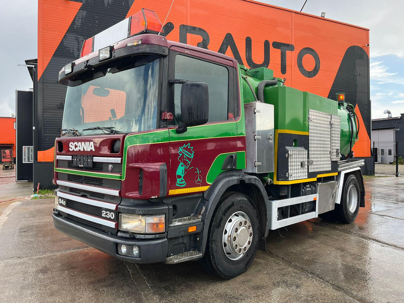 Scania P 94 4x2 TANK 9000 I + 1200 l / VACUUM Jurop PR150 / PRESSURE Pratissoli 150 bar / 102 l/min - شاحنة الشفط: صورة 2 Scania P 94 4x2 TANK 9000 I + 1200 l / VACUUM Jurop PR150 / PRESSURE Pratissoli 150 bar / 102 l/min - شاحنة الشفط: صورة 2