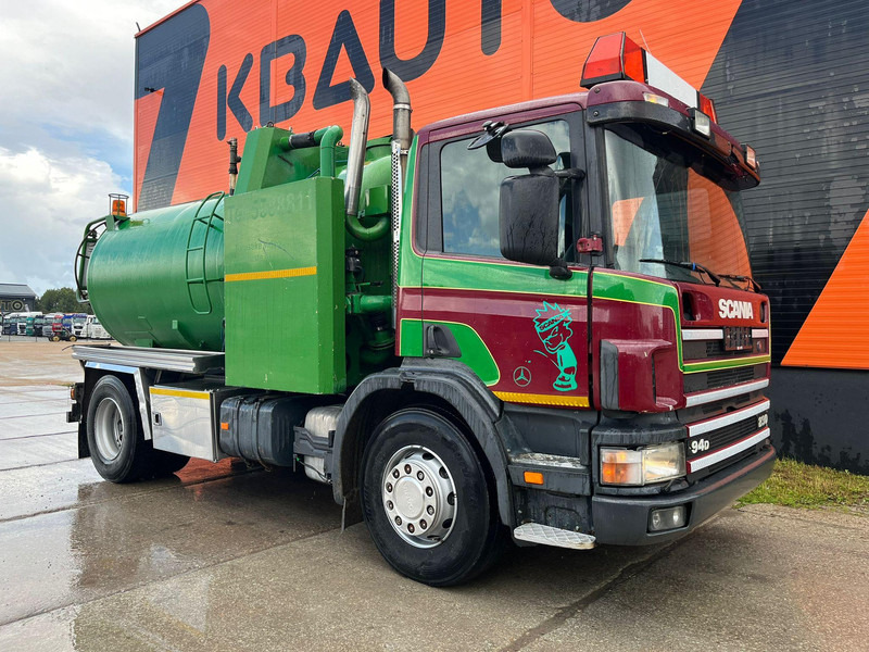 Scania P 94 4x2 TANK 9000 I + 1200 l / VACUUM Jurop PR150 / PRESSURE Pratissoli 150 bar / 102 l/min - شاحنة الشفط: صورة 4 Scania P 94 4x2 TANK 9000 I + 1200 l / VACUUM Jurop PR150 / PRESSURE Pratissoli 150 bar / 102 l/min - شاحنة الشفط: صورة 4