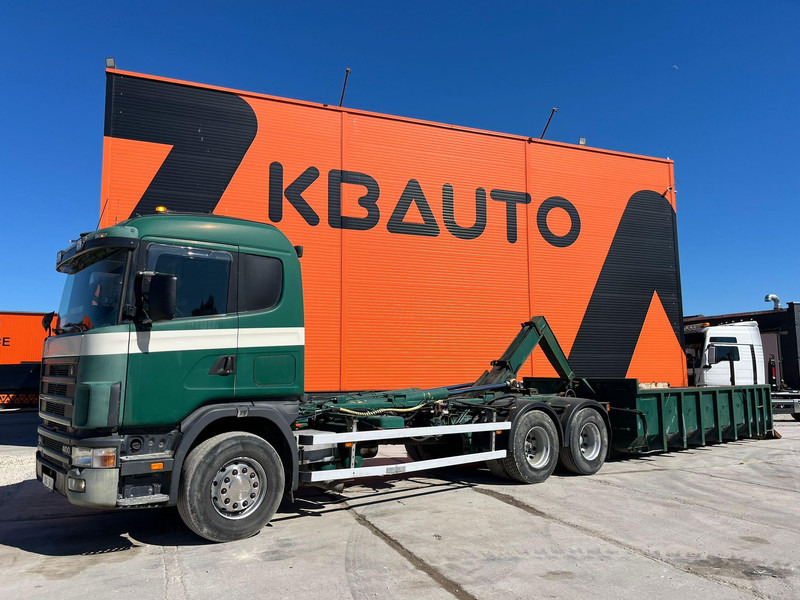 Scania R 124 400 6x2 MARREL AL 20 ton / L=5600 mm / BOX FOR SALE SEPARATELY - شاحنة ذات خطاف: صورة 1 Scania R 124 400 6x2 MARREL AL 20 ton / L=5600 mm / BOX FOR SALE SEPARATELY - شاحنة ذات خطاف: صورة 1