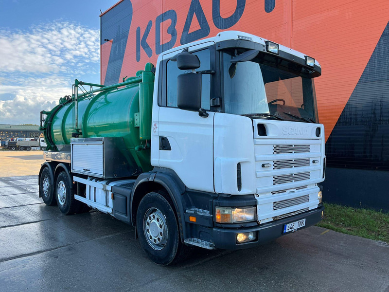 Scania R 124 6x2*4 TANK 1500 I + 13000 l / VACUUM Moro PM200 year 2015 / PRESSURE Pratissoli 500 bar / 200 l/min - شاحنة الشفط: صورة 2 Scania R 124 6x2*4 TANK 1500 I + 13000 l / VACUUM Moro PM200 year 2015 / PRESSURE Pratissoli 500 bar / 200 l/min - شاحنة الشفط: صورة 2