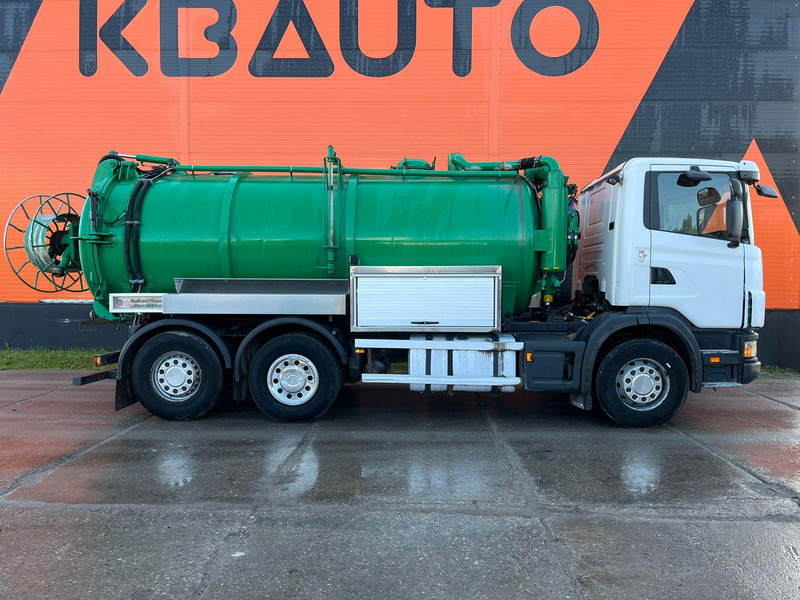 Scania R 124 6x2*4 TANK 1500 I + 13000 l / VACUUM Moro PM200 year 2015 / PRESSURE Pratissoli 500 bar / 200 l/min - شاحنة الشفط: صورة 3 Scania R 124 6x2*4 TANK 1500 I + 13000 l / VACUUM Moro PM200 year 2015 / PRESSURE Pratissoli 500 bar / 200 l/min - شاحنة الشفط: صورة 3