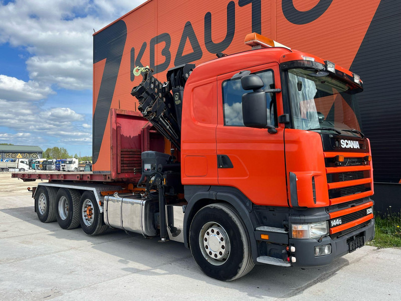 Scania R 144 8x2/4 HIAB 211EP-5 YEAR 2008 / HOOK LIFT L=5400 mm - شاحنة ذات خطاف, شاحنة كرين: صورة 4 Scania R 144 8x2/4 HIAB 211EP-5 YEAR 2008 / HOOK LIFT L=5400 mm - شاحنة ذات خطاف, شاحنة كرين: صورة 4