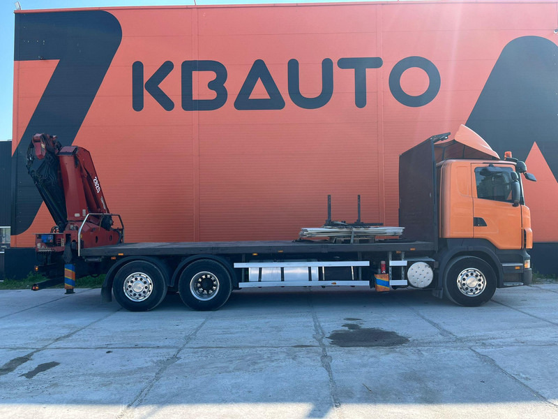 Scania R 340 6x2*4 HMF 2823-K6 + JIB / PLATFORM L=7293 mm - شاحنات مسطحة, شاحنة كرين: صورة 5 Scania R 340 6x2*4 HMF 2823-K6 + JIB / PLATFORM L=7293 mm - شاحنات مسطحة, شاحنة كرين: صورة 5