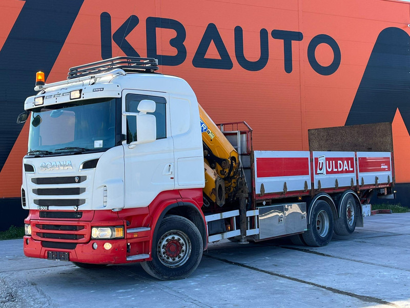 Scania R 500 6x2*4 EFFER 255/6S / PLATFORM L=6620 mm - شاحنات مسطحة, شاحنة كرين: صورة 2 Scania R 500 6x2*4 EFFER 255/6S / PLATFORM L=6620 mm - شاحنات مسطحة, شاحنة كرين: صورة 2