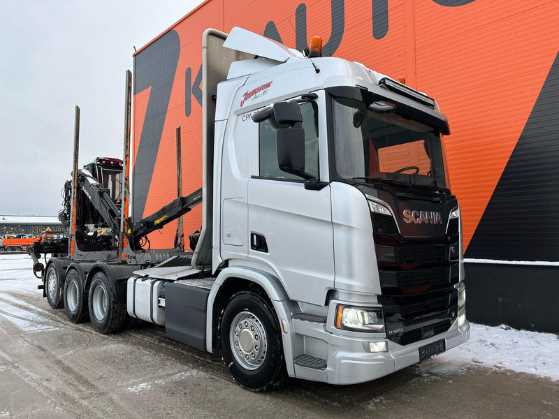 Scania R 520 8x4*4 RETARDER - شاحنة قطع الأشجار, شاحنة كرين: صورة 4 Scania R 520 8x4*4 RETARDER - شاحنة قطع الأشجار, شاحنة كرين: صورة 4