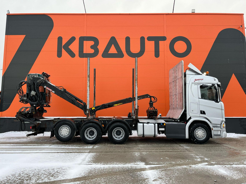 Scania R 520 8x4*4 RETARDER - شاحنة قطع الأشجار, شاحنة كرين: صورة 5 Scania R 520 8x4*4 RETARDER - شاحنة قطع الأشجار, شاحنة كرين: صورة 5