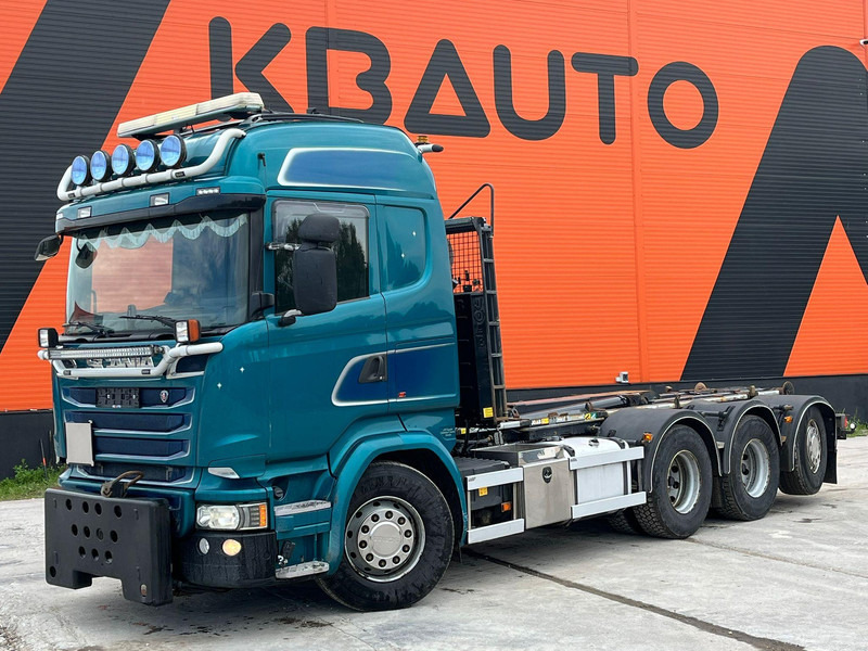Scania R 580 8x4*4 JOAB L 24 ton / L=5750 mm - شاحنة ذات خطاف: صورة 1 Scania R 580 8x4*4 JOAB L 24 ton / L=5750 mm - شاحنة ذات خطاف: صورة 1