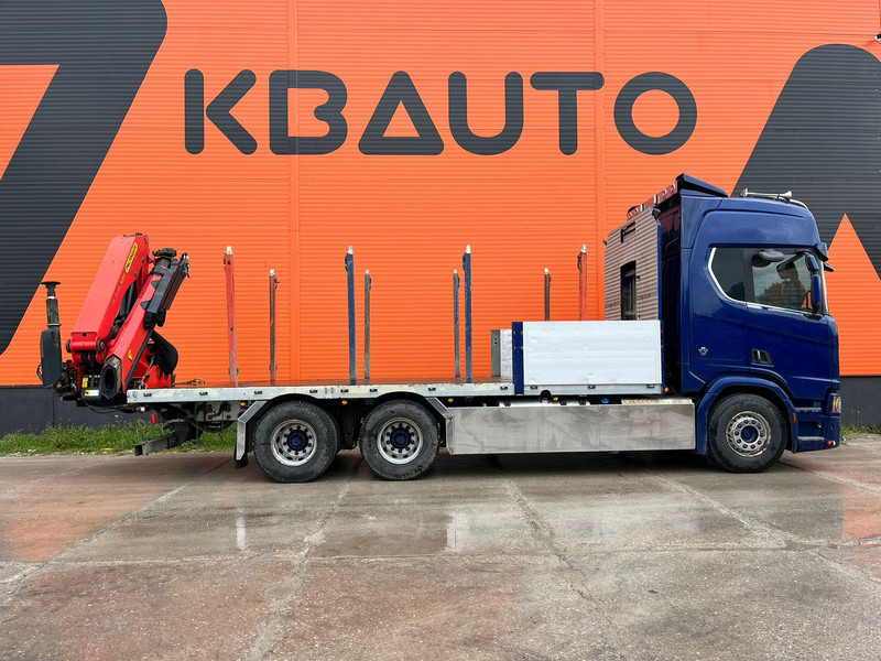 Scania R 650 6x4 PK 24001 / PLATFORM L=6800 mm - شاحنات مسطحة, شاحنة كرين: صورة 5 Scania R 650 6x4 PK 24001 / PLATFORM L=6800 mm - شاحنات مسطحة, شاحنة كرين: صورة 5