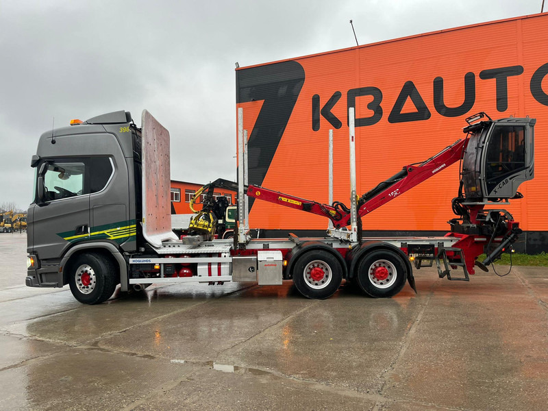 شاحنة قطع الأشجار, شاحنة كرين لنقل الأخشاب Scania R 650 6x4 RETARDER: صورة 9 شاحنة قطع الأشجار, شاحنة كرين لنقل الأخشاب Scania R 650 6x4 RETARDER: صورة 9