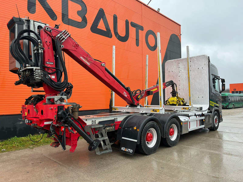 شاحنة قطع الأشجار, شاحنة كرين لنقل الأخشاب Scania R 650 6x4 RETARDER: صورة 6 شاحنة قطع الأشجار, شاحنة كرين لنقل الأخشاب Scania R 650 6x4 RETARDER: صورة 6