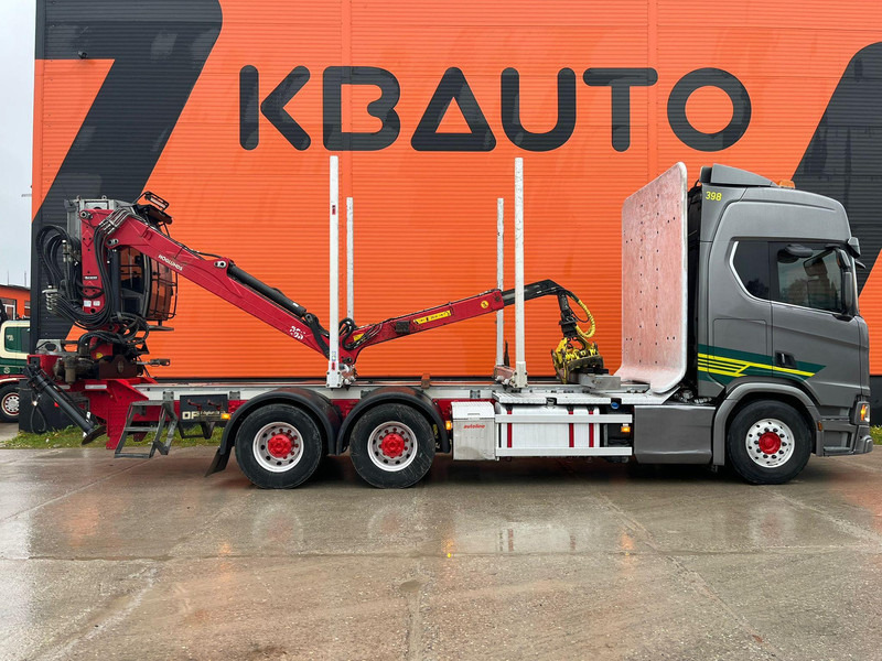 Scania R 650 6x4 RETARDER - شاحنة قطع الأشجار, شاحنة كرين: صورة 5 Scania R 650 6x4 RETARDER - شاحنة قطع الأشجار, شاحنة كرين: صورة 5