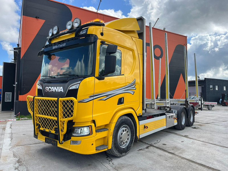 Scania R 730 6x4 RETARDER - شاحنة قطع الأشجار, شاحنة كرين: صورة 2 Scania R 730 6x4 RETARDER - شاحنة قطع الأشجار, شاحنة كرين: صورة 2
