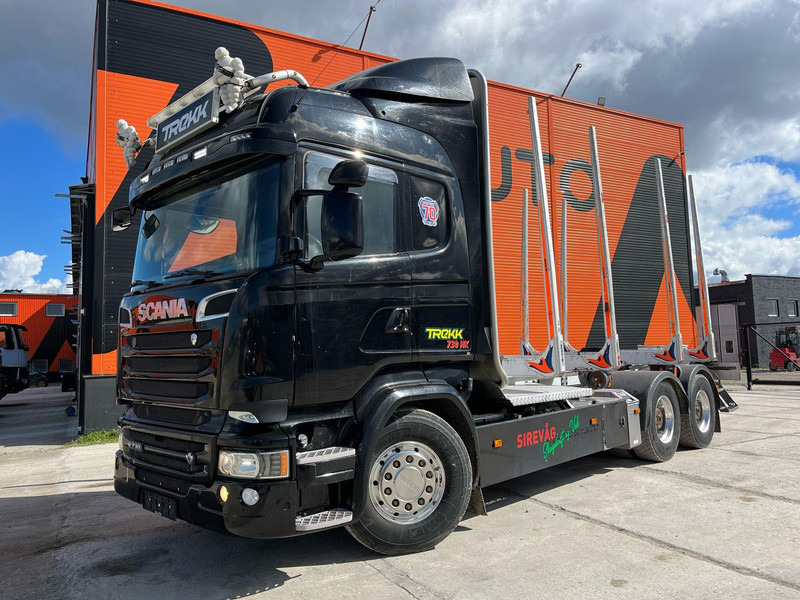 Scania R 730 6x4 RETARDER - شاحنة قطع الأشجار, شاحنة كرين: صورة 2 Scania R 730 6x4 RETARDER - شاحنة قطع الأشجار, شاحنة كرين: صورة 2