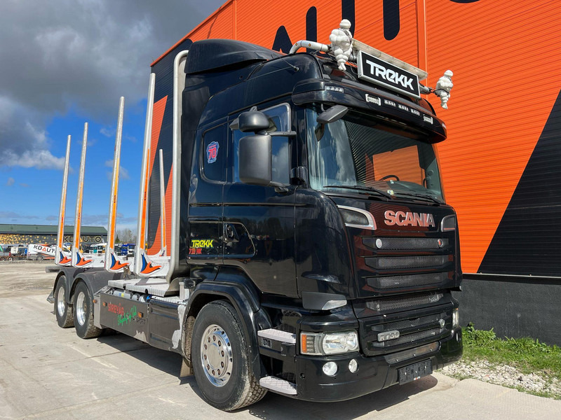 Scania R 730 6x4 RETARDER - شاحنة قطع الأشجار, شاحنة كرين: صورة 4 Scania R 730 6x4 RETARDER - شاحنة قطع الأشجار, شاحنة كرين: صورة 4