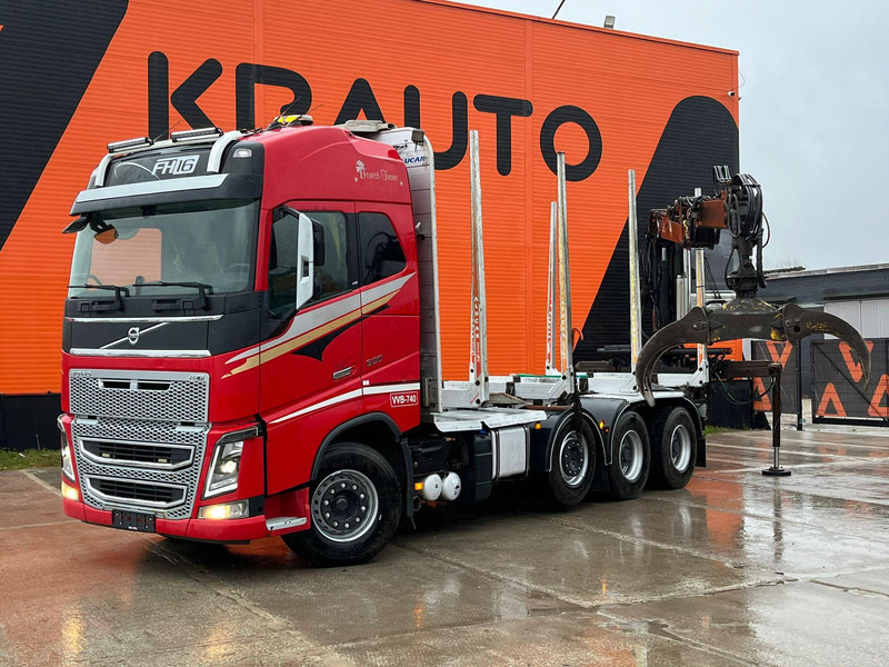 Volvo FH 16 600 8x4/4 FRESH TÜV - شاحنة قطع الأشجار, شاحنة كرين: صورة 1 Volvo FH 16 600 8x4/4 FRESH TÜV - شاحنة قطع الأشجار, شاحنة كرين: صورة 1