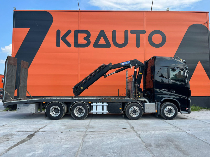 Volvo FH 16 750 8x4 HMF2620K-5 / WINCH / PLATFORM L=7100 mm - شاحنات مسطحة, شاحنة كرين: صورة 5 Volvo FH 16 750 8x4 HMF2620K-5 / WINCH / PLATFORM L=7100 mm - شاحنات مسطحة, شاحنة كرين: صورة 5
