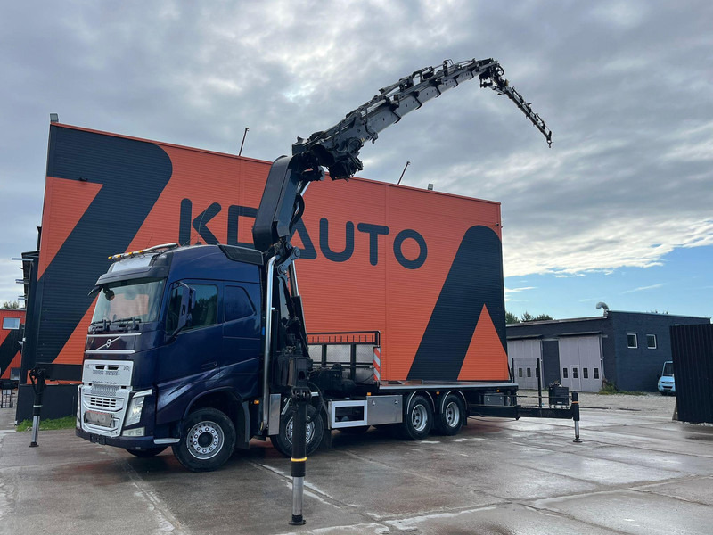Volvo FH 500 8x4 EFFER 1405 6s + JIB + WINCH / PLATFORM EXTENDABLE L=6206 - 8226mm - شاحنات مسطحة, شاحنة كرين: صورة 1 Volvo FH 500 8x4 EFFER 1405 6s + JIB + WINCH / PLATFORM EXTENDABLE L=6206 - 8226mm - شاحنات مسطحة, شاحنة كرين: صورة 1