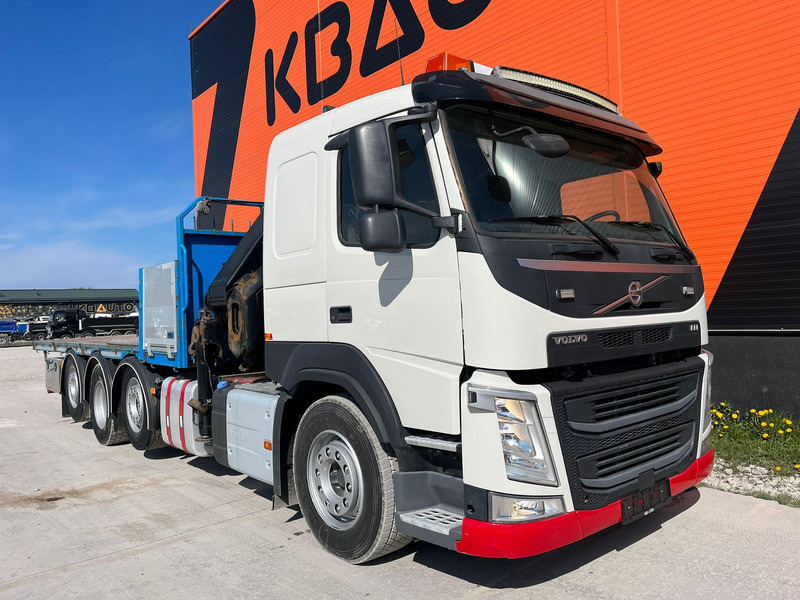 Volvo FM 460 8x2*6 HIAB 302E-6 / PLATFORM L=6721 mm - شاحنات مسطحة, شاحنة كرين: صورة 4 Volvo FM 460 8x2*6 HIAB 302E-6 / PLATFORM L=6721 mm - شاحنات مسطحة, شاحنة كرين: صورة 4