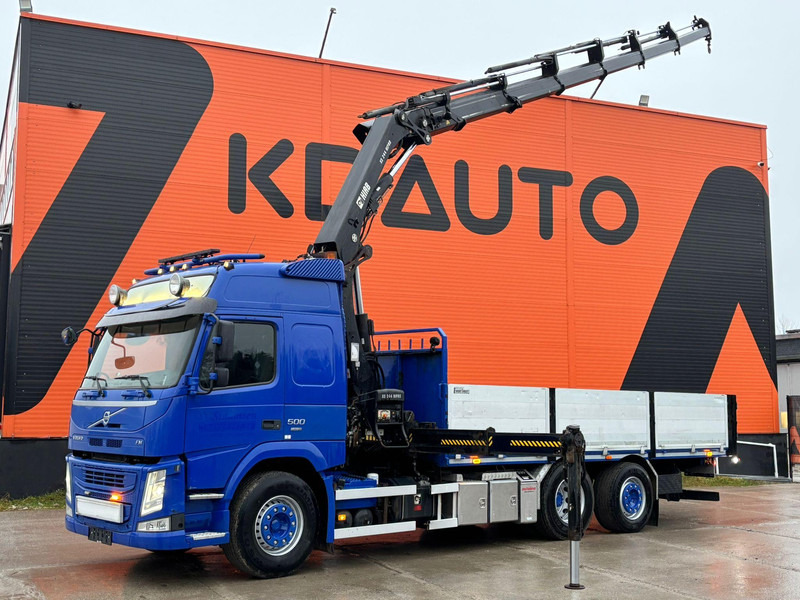 Volvo FM 500 6x2*4 HIAB 244E-6 / PLATFORM L=6310 mm - شاحنات مسطحة, شاحنة كرين: صورة 1 Volvo FM 500 6x2*4 HIAB 244E-6 / PLATFORM L=6310 mm - شاحنات مسطحة, شاحنة كرين: صورة 1