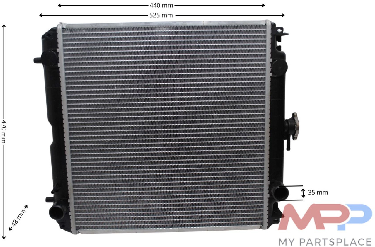 Kubota Radiator Yanmar 3TNV88 129242-44500 - محرك: صورة 3 Kubota Radiator Yanmar 3TNV88 129242-44500 - محرك: صورة 3