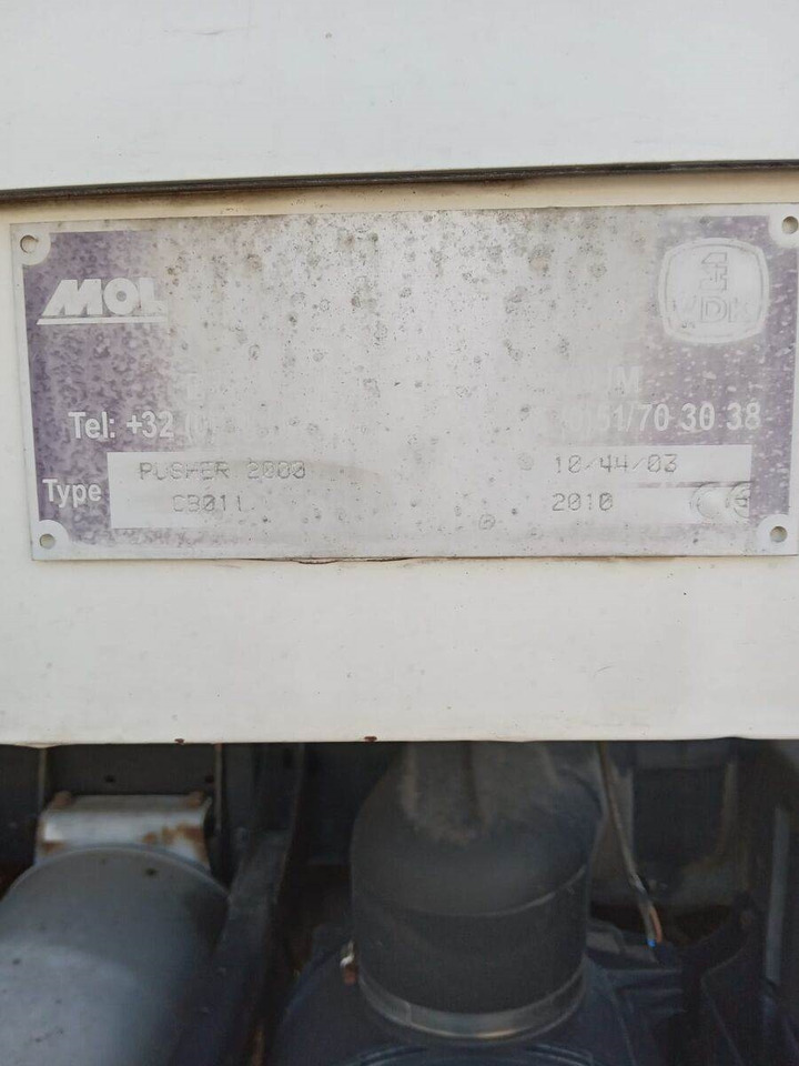 شاحنة النفايات MAN Superstructure garbage truck MOL VDK PUSHER 20m3: صورة 11