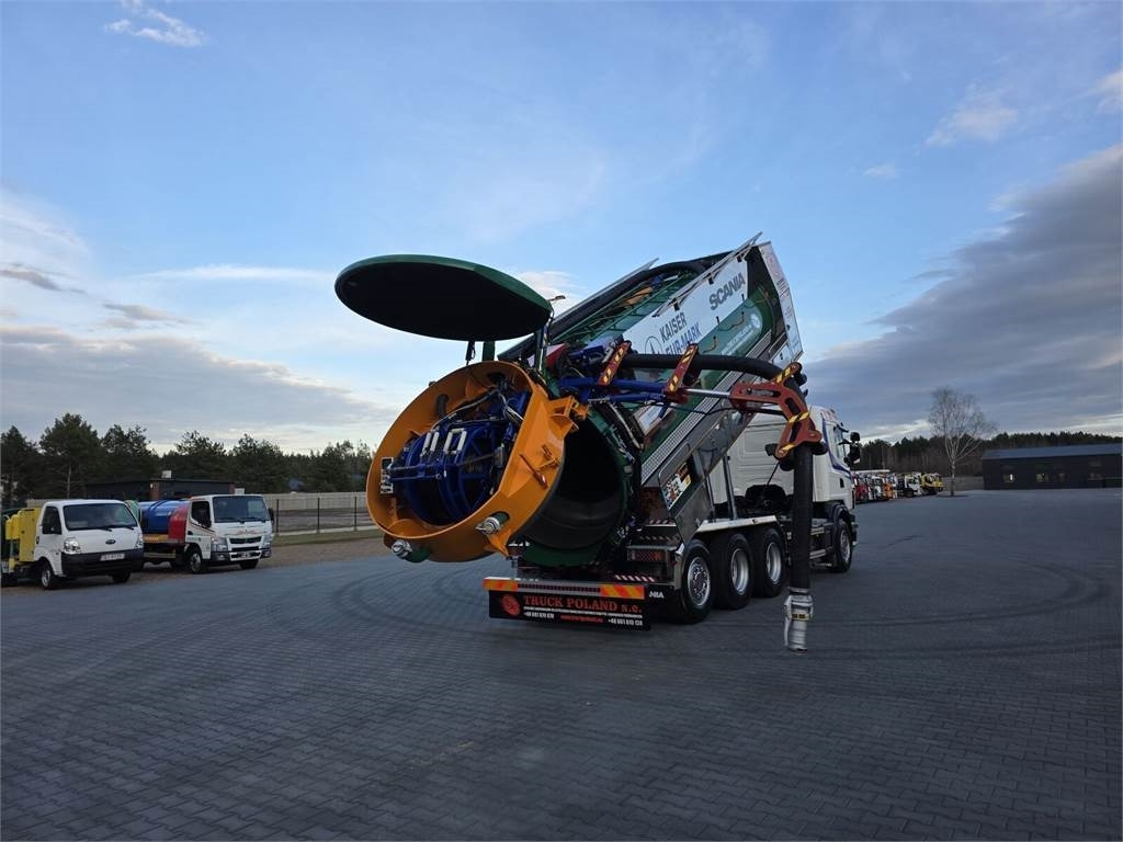 Scania WUKO KAISER EUR-MARK PKL 12.8 FOR CLEANING CANALS - آلية المنفعة/ مركبة خاصة: صورة 1 Scania WUKO KAISER EUR-MARK PKL 12.8 FOR CLEANING CANALS - آلية المنفعة/ مركبة خاصة: صورة 1