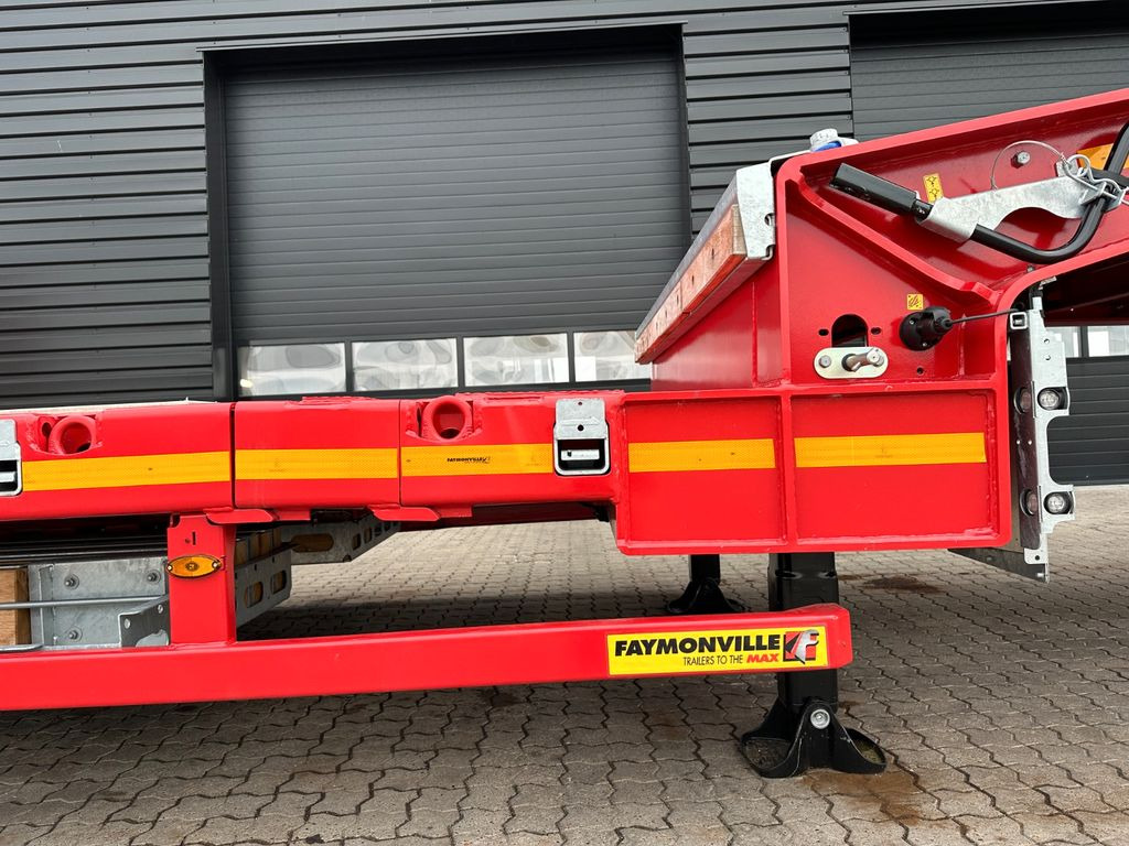 جديدة عربة منخفضة مسطحة نصف مقطورة Faymonville Multimax 4 achs tieflader / Baggermulde: صورة 10