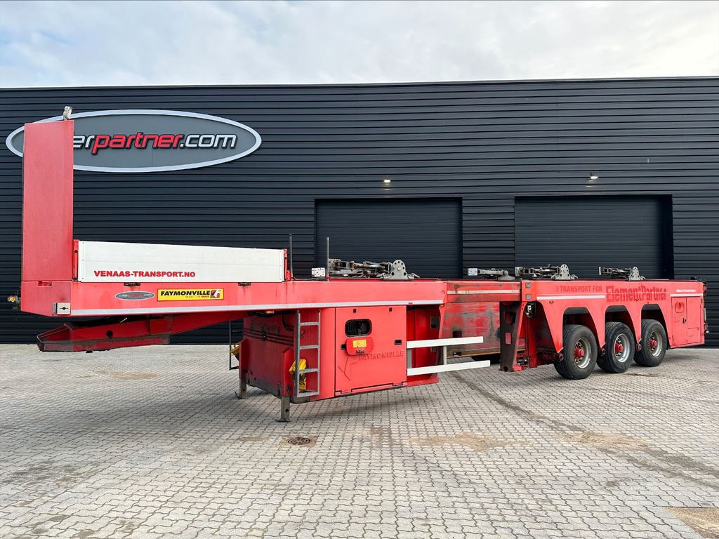 Faymonville Prefamax Innenlader / 4.000 mm teleskop - عربة منخفضة مسطحة نصف مقطورة: صورة 1 Faymonville Prefamax Innenlader / 4.000 mm teleskop - عربة منخفضة مسطحة نصف مقطورة: صورة 1