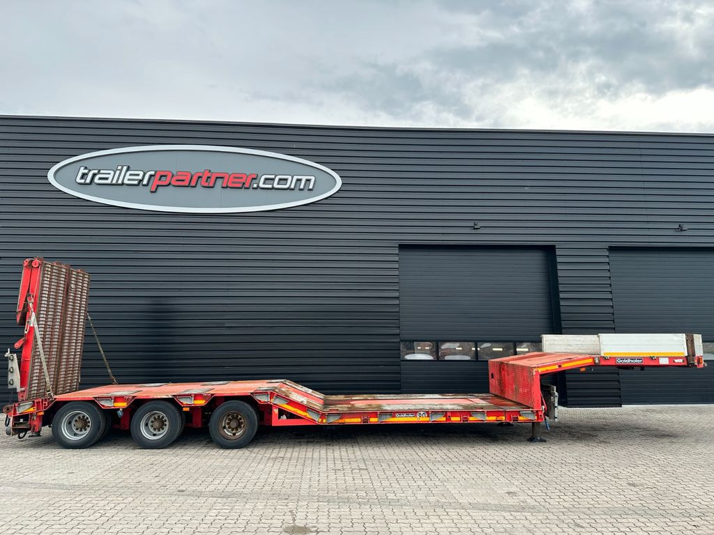 Goldhofer Tieflader /ausziehbar / Rampen - عربة منخفضة مسطحة نصف مقطورة: صورة 1 Goldhofer Tieflader /ausziehbar / Rampen - عربة منخفضة مسطحة نصف مقطورة: صورة 1