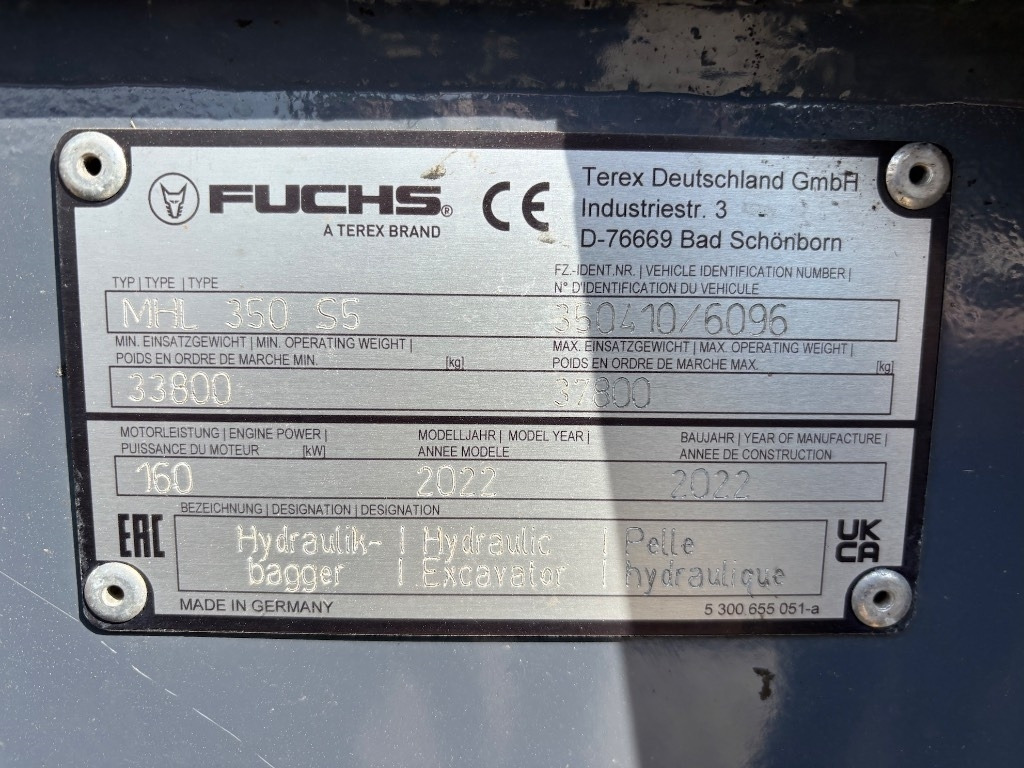 معالج النفايات Fuchs MHL 350 F: صورة 23