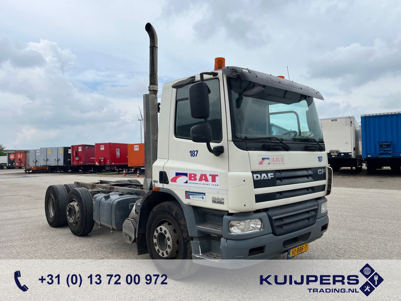 DAF FAG CF 75.250 EEV Euro 5 / 6x2 / 158 DKM / Chassis-Cabine - شاحنة هيكل كابينة: صورة 1 DAF FAG CF 75.250 EEV Euro 5 / 6x2 / 158 DKM / Chassis-Cabine - شاحنة هيكل كابينة: صورة 1