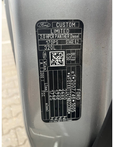 فان المدمجة Ford Transit Custom 320 / 2.0 TDCI / L2H1 Limited / APK-TUV 10-26: صورة 15 فان المدمجة Ford Transit Custom 320 / 2.0 TDCI / L2H1 Limited / APK-TUV 10-26: صورة 15