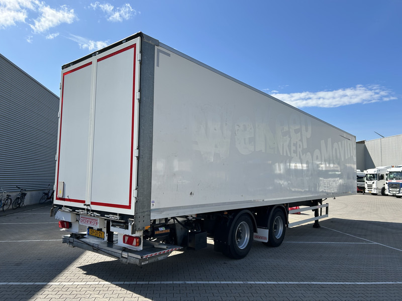 Groenewegen DRO-14-18 B / Box / Laadklep / Stuuras / APK 08-26 - نصف مقطورة صندوق مغلق: صورة 2 Groenewegen DRO-14-18 B / Box / Laadklep / Stuuras / APK 08-26 - نصف مقطورة صندوق مغلق: صورة 2