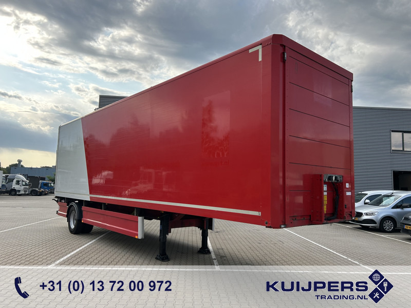 Groenewegen Jumbo / City / Box / Laadklep 2500 kg / APK TUV 11-25 - نصف مقطورة صندوق مغلق: صورة 1 Groenewegen Jumbo / City / Box / Laadklep 2500 kg / APK TUV 11-25 - نصف مقطورة صندوق مغلق: صورة 1