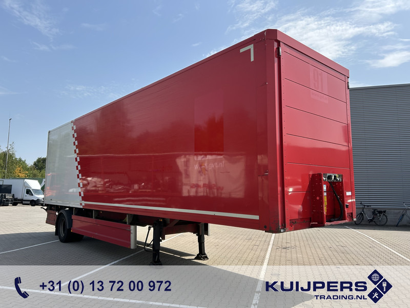 Groenewegen Jumbo / City / Box / Laadklep 2500 kg - نصف مقطورة صندوق مغلق: صورة 1 Groenewegen Jumbo / City / Box / Laadklep 2500 kg - نصف مقطورة صندوق مغلق: صورة 1