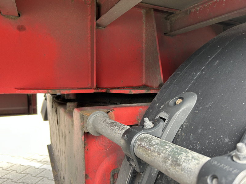 نصف مقطورة صندوق مغلق Groenewegen Jumbo DRO-14-18 / Box Trailer / 2x Stuuras / Laadklep / APK 06-26: صورة 12