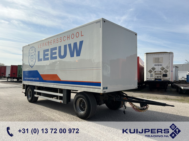Jumbo MV 200.5 / Box / BPW Drum / Schamelwagen - Molen aanhanger - مقطورة صندوق مغلق: صورة 1 Jumbo MV 200.5 / Box / BPW Drum / Schamelwagen - Molen aanhanger - مقطورة صندوق مغلق: صورة 1