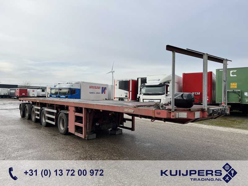 Nooteboom OVB-90-05 / 5 axle 12 Ton Hydraulic / BPW Drum / Ballast Trailer - نصف مقطورة مسطحة: صورة 1 Nooteboom OVB-90-05 / 5 axle 12 Ton Hydraulic / BPW Drum / Ballast Trailer - نصف مقطورة مسطحة: صورة 1