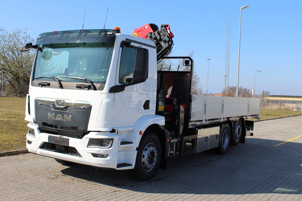 MAN TGM 26.320 6×2-4 PK19.001SLD5 Brädgårdsbil - شاحنات مسطحة, شاحنة كرين: صورة 1 MAN TGM 26.320 6×2-4 PK19.001SLD5 Brädgårdsbil - شاحنات مسطحة, شاحنة كرين: صورة 1
