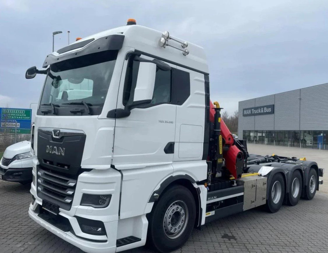 MAN TGS 35.510 8×4 Tridem kranväxlare Palfinger - شاحنة ذات خطاف, شاحنة كرين: صورة 1 MAN TGS 35.510 8×4 Tridem kranväxlare Palfinger - شاحنة ذات خطاف, شاحنة كرين: صورة 1